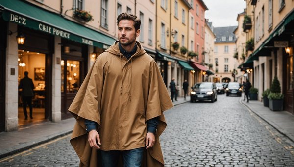 Découvrez les ponchos pour hommes : style et confort garantis !