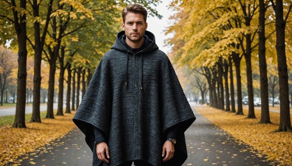 Le poncho pour homme : alliez chaleur et élégance !